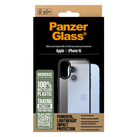 PanzerGlass - Puzdro HardCase pro iPhone 16 černá