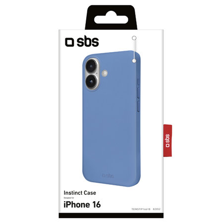 SBS - Puzdro Instinct pro iPhone 16, modra