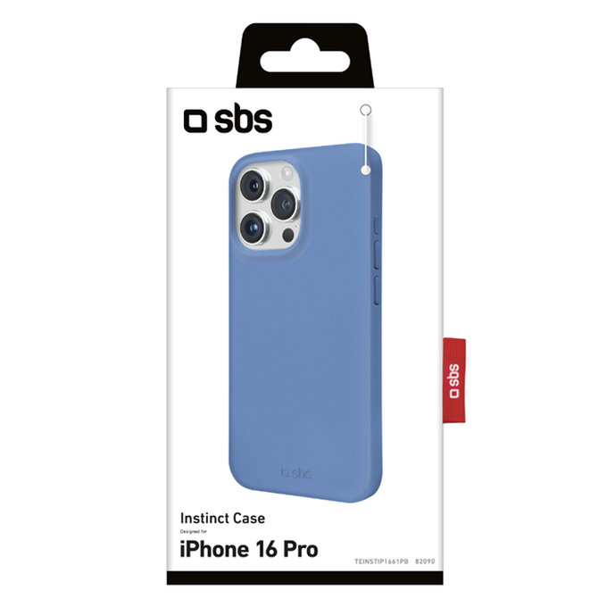 SBS - Puzdro Instinct pro iPhone 16 Pro, modra