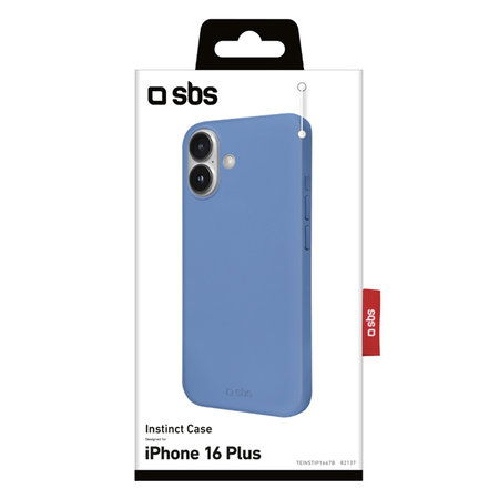 SBS - Puzdro Instinct pro iPhone 16 Plus, modra