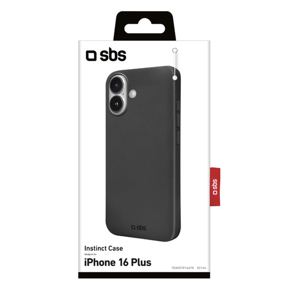 SBS - Puzdro Instinct pro iPhone 16 Plus, černá