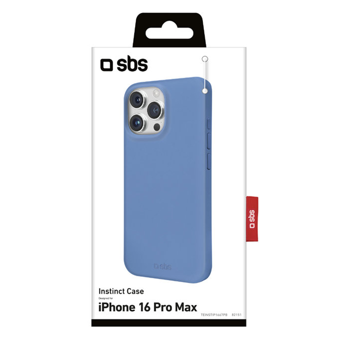 SBS - Puzdro Instinct pro iPhone 16 Pro Max, modra