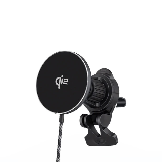 FixPremium - MagSafe Nabíječka do Auta s Qi2, černá