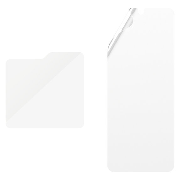 Ochranná fólie UWF a tvrzené sklo pro Samsung Galaxy Z Flip6, Čirá, SAFE by PanzerGlass