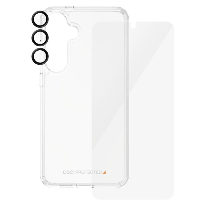 Bundle Hoops + Tvrzené sklo UWF + Hard Case D3O pro Samsung Galaxy S24+, PanzerGlass