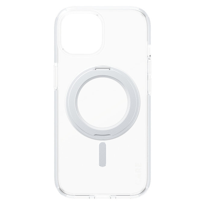 Pouzdro Kickstand s MagSAFE by PanzerGlass pro iPhone 15, Stříbrná, PanzerGlass