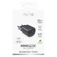 PURO - Nabíjecí Adaptér MiniPro USB-C, GaN, 20W, black oyster