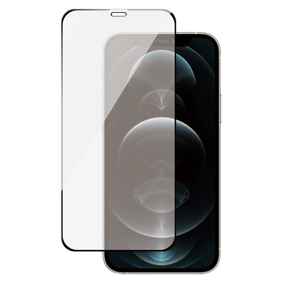 Tvrzené sklo Case Friendly pro iPhone 12 Pro/12, Černá, SAFE by PanzerGlass