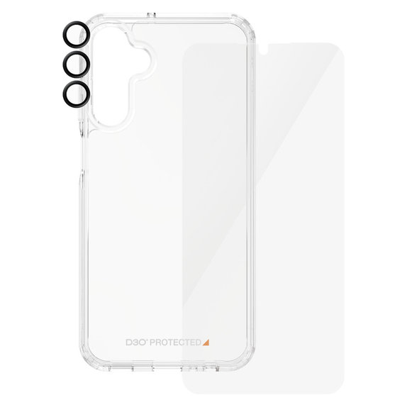 Bundle Hoops + Tvrzené sklo UWF + Hard Case D3O pro Samsung Galaxy A15/A15 5G, PanzerGlass