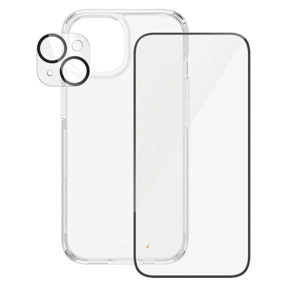 Bundle PicturePerfect + Tvrzené sklo UWF + Hard Case D3O pro iPhone 15, PanzerGlass