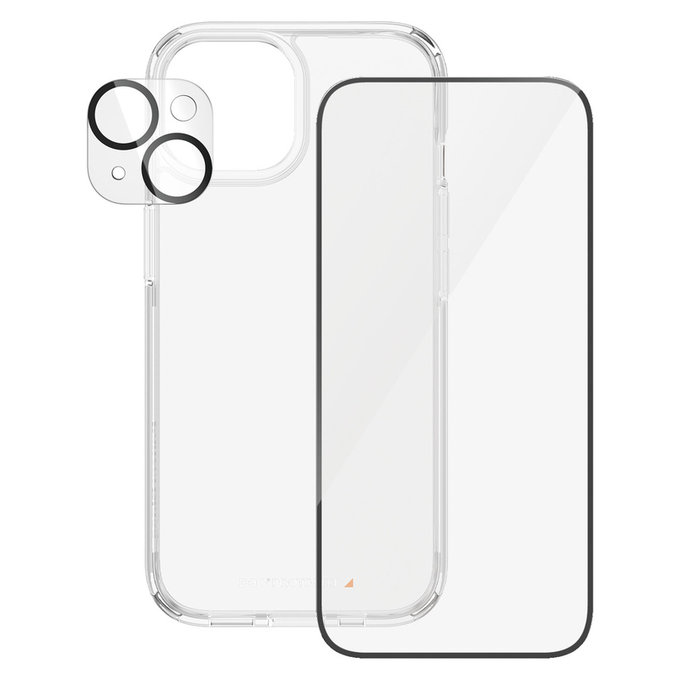 Bundle PicturePerfect + Tvrzené sklo UWF + Hard Case D3O pro iPhone 15, PanzerGlass