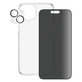 Bundle PicturePerfect + Tvrzené sklo UWF Privacy + Hard Case D3O pro iPhone 15 Plus, PanzerGlass