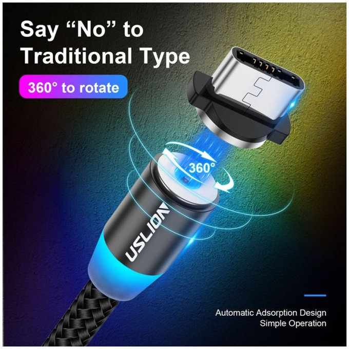 USLION - Náhradní Magnetický Konektor Micro-USB