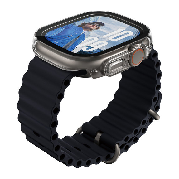Tvrzené sklo Full Body Slim pro Apple Watch Ultra 2024/Ultra 2/Ultra, Čirá, PanzerGlass