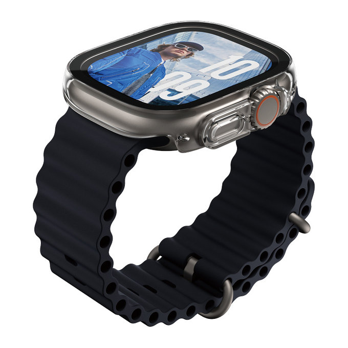 Tvrzené sklo Full Body Slim pro Apple Watch Ultra 2024/Ultra 2/Ultra, Čirá, PanzerGlass