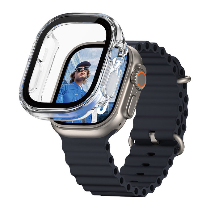 Tvrzené sklo Full Body pro Apple Watch Ultra 2024/Ultra 2/Ultra, Čirá, PanzerGlass