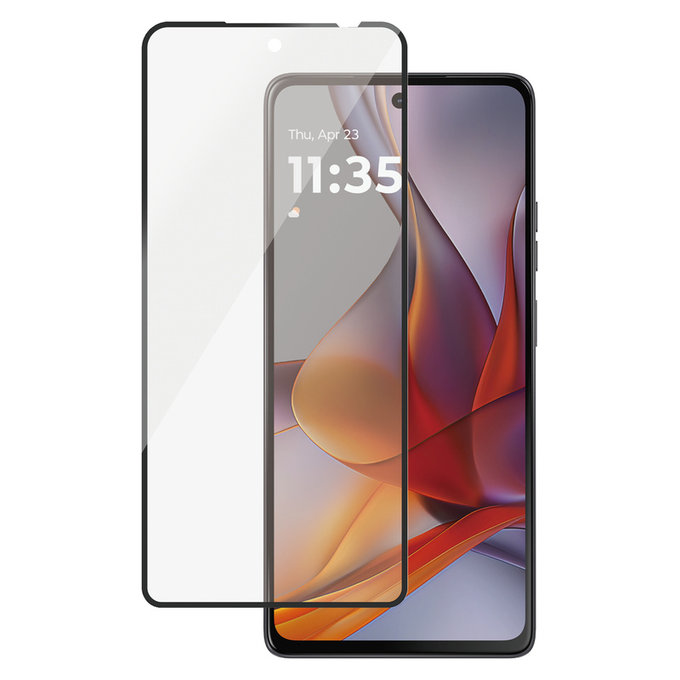 Tvrzené sklo UWF pro Motorola Moto G75 5G, Černá, PanzerGlass