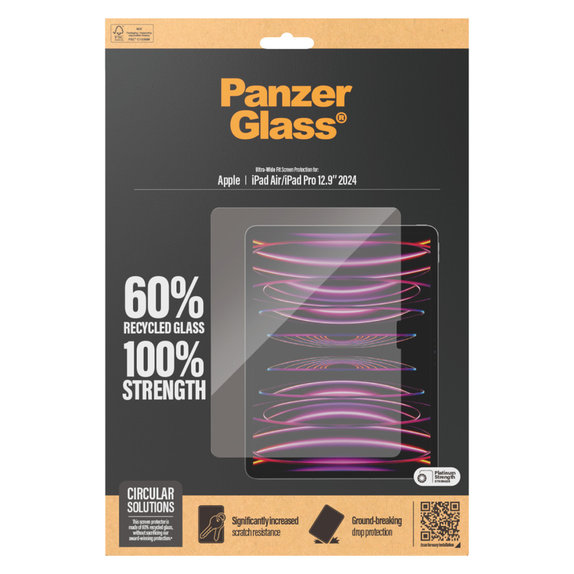 Tvrzené sklo UWF pro iPad Air 13"/Pro 13", Čirá, PanzerGlass