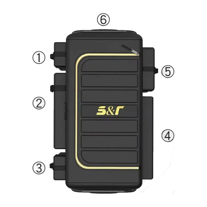 Úložná taška/box do kufru auta 70L - 60x30x30cm
