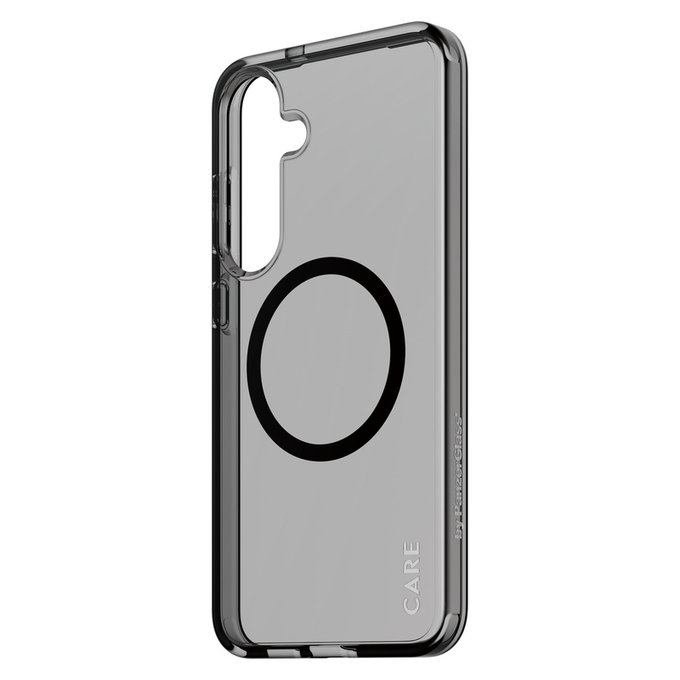 Pouzdro Smokey s černým QI pro Samsung Galaxy S25+, Černá, PanzerGlass