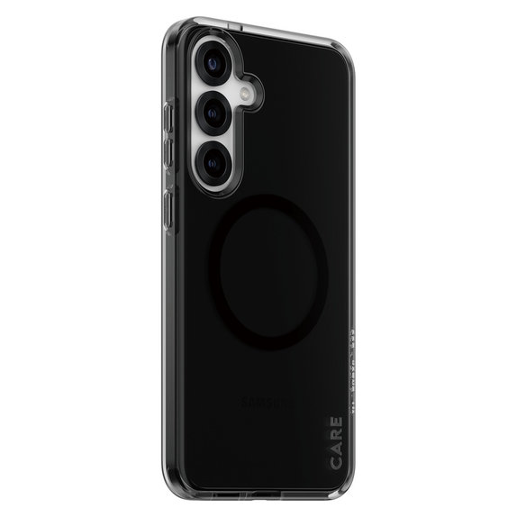 Pouzdro Smokey s černým QI pro Samsung Galaxy S25+, Černá, PanzerGlass