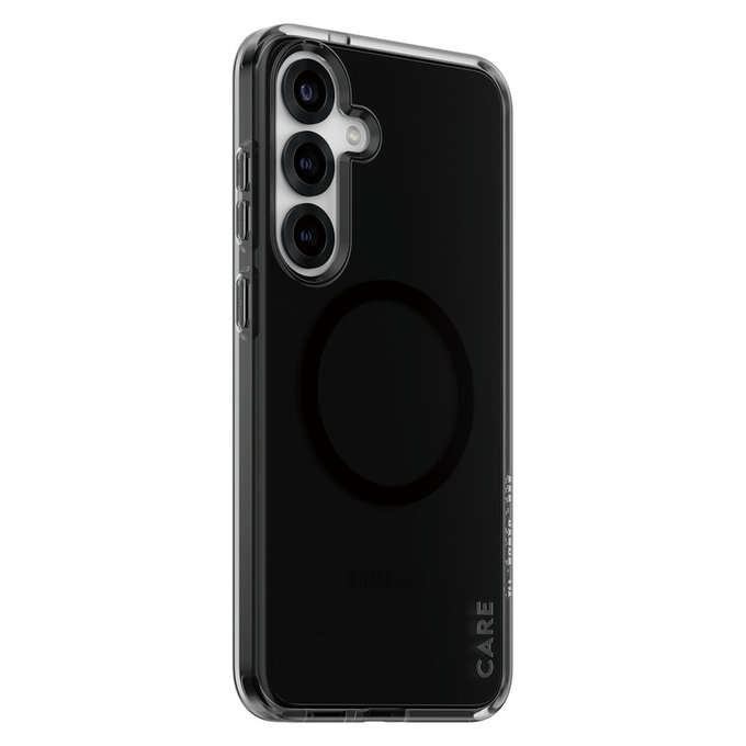 Pouzdro Smokey s černým QI pro Samsung Galaxy S25+, Černá, PanzerGlass