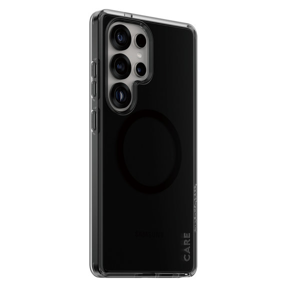 Pouzdro Smokey s černým QI pro Samsung Galaxy S25 Ultra, Černá, PanzerGlass