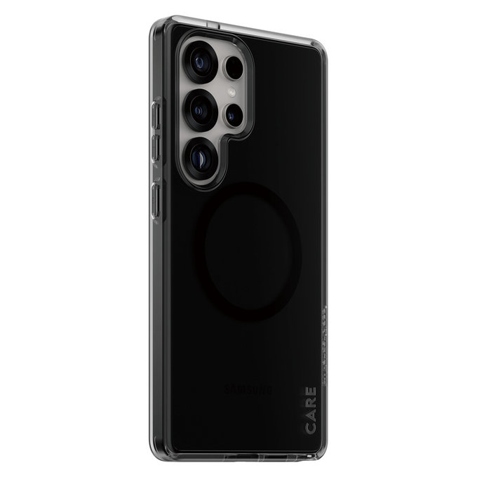 Pouzdro Smokey s černým QI pro Samsung Galaxy S25 Ultra, Černá, PanzerGlass