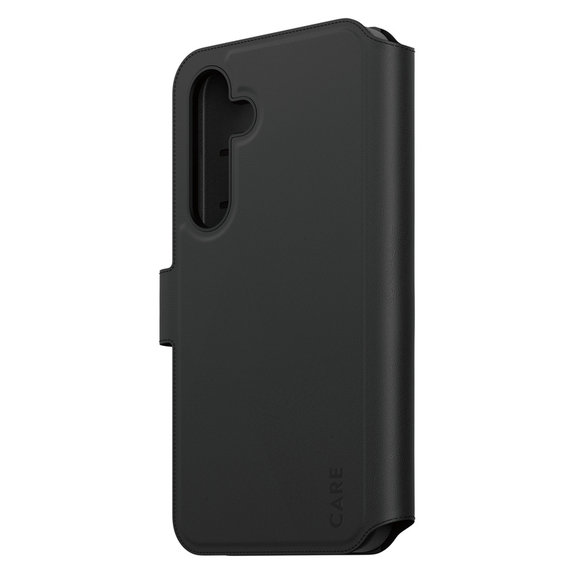 Pouzdro Wallet Tango Two-In-One s QI pro Samsung Galaxy S25+, Černá, PanzerGlass