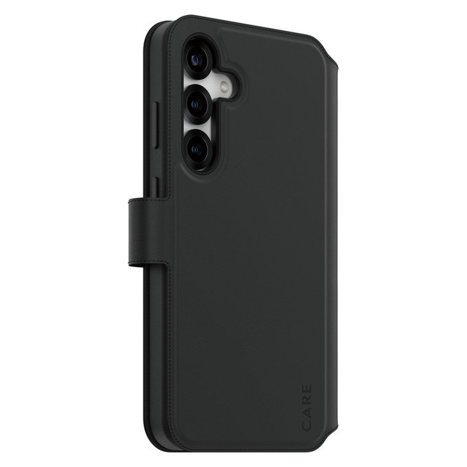 Pouzdro Wallet Tango Two-In-One s QI pro Samsung Galaxy S25+, Černá, PanzerGlass