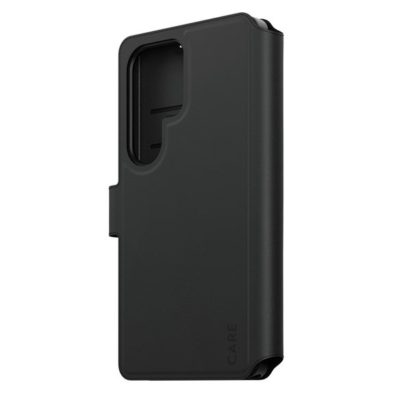 Pouzdro Wallet Tango Two-In-One s QI pro Samsung Galaxy S25 Ultra, Černá, PanzerGlass