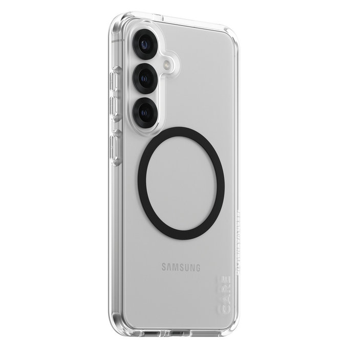 Pouzdro Urban Combat s černým QI pro Samsung Galaxy S25, Transparentní, PanzerGlass