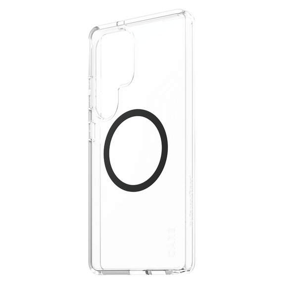 Pouzdro Urban Combat s černým QI pro Samsung Galaxy S25 Ultra, Transparentní, PanzerGlass