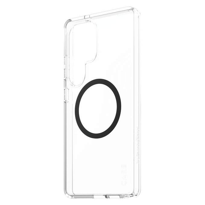 Pouzdro Urban Combat s černým QI pro Samsung Galaxy S25 Ultra, Transparentní, PanzerGlass