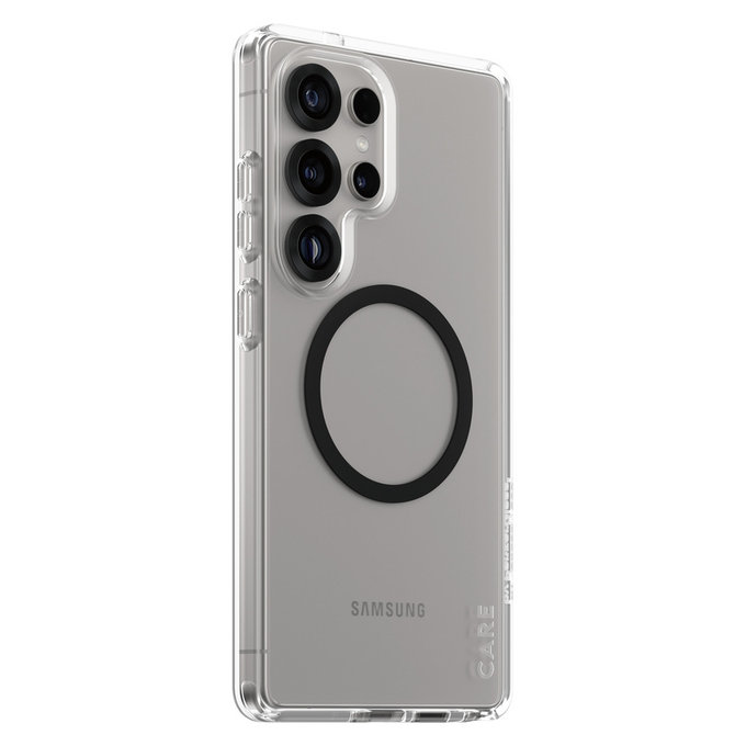 Pouzdro Urban Combat s černým QI pro Samsung Galaxy S25 Ultra, Transparentní, PanzerGlass
