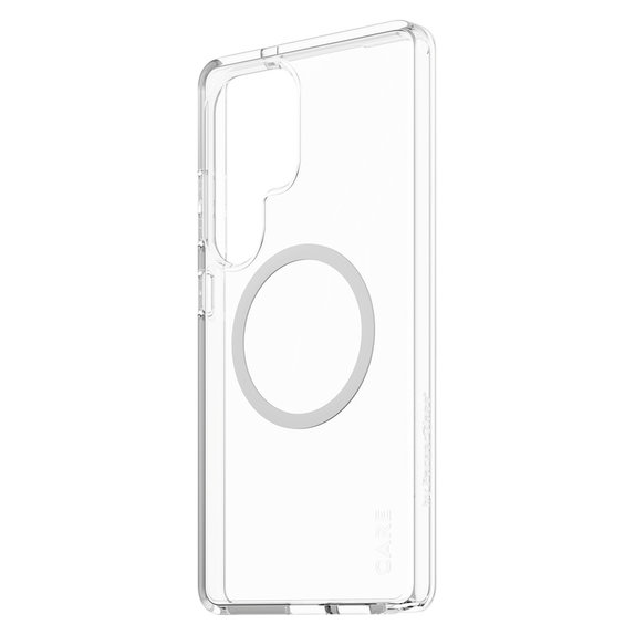 Pouzdro Urban Combat s bílým QI pro Samsung Galaxy S25 Ultra, Transparentní, PanzerGlass