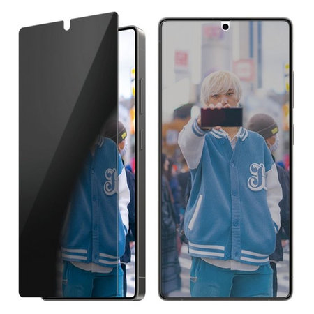 PanzerGlass - Tvrzené Sklo UWF Privacy s aplikátorem pro Samsung Galaxy S25 Ultra, transparentná