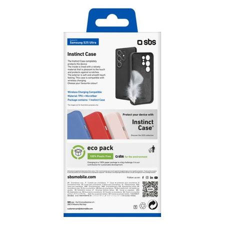 SBS - Pouzdro Instinct pro Samsung Galaxy S25 Ultra, černá