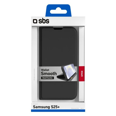 SBS - Pouzdro Book Wallet Smooth pro Samsung Galaxy S25+, černá