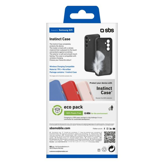 SBS - Pouzdro Instinct pro Samsung Galaxy S25+, černá