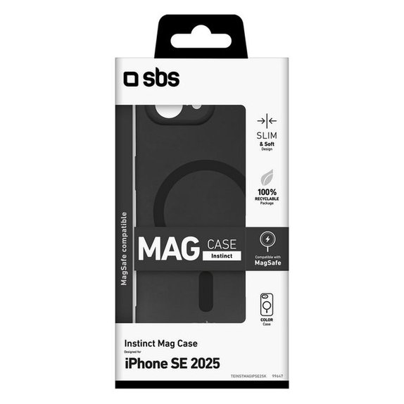SBS - Pouzdro Instinct pro iPhone 16e, černá