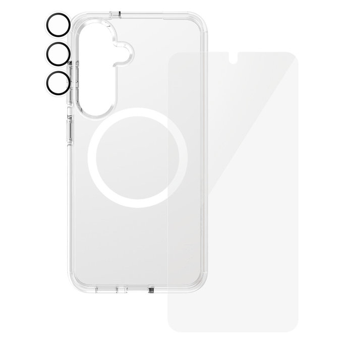 Bundle 3v1 pro Samsung Galaxy S25, PanzerGlass
