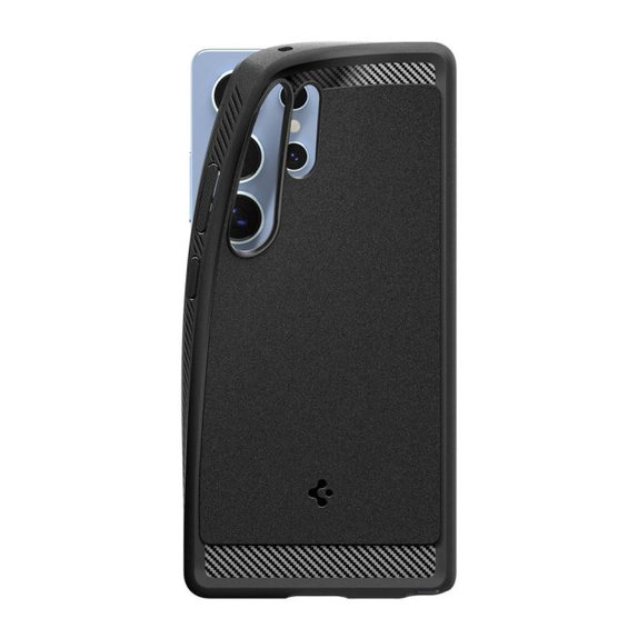 Spigen - Pouzdro Rugged Armor s MagSafe pro Samsung Galaxy S25 Ultra, Matte Black