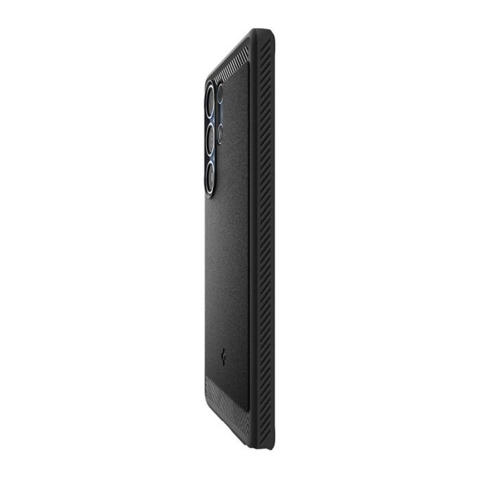 Spigen - Pouzdro Rugged Armor s MagSafe pro Samsung Galaxy S25 Ultra, Matte Black