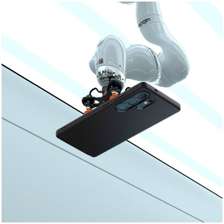 Spigen - Pouzdro Liquid Air pro Samsung Galaxy S25 Ultra, Matte Black