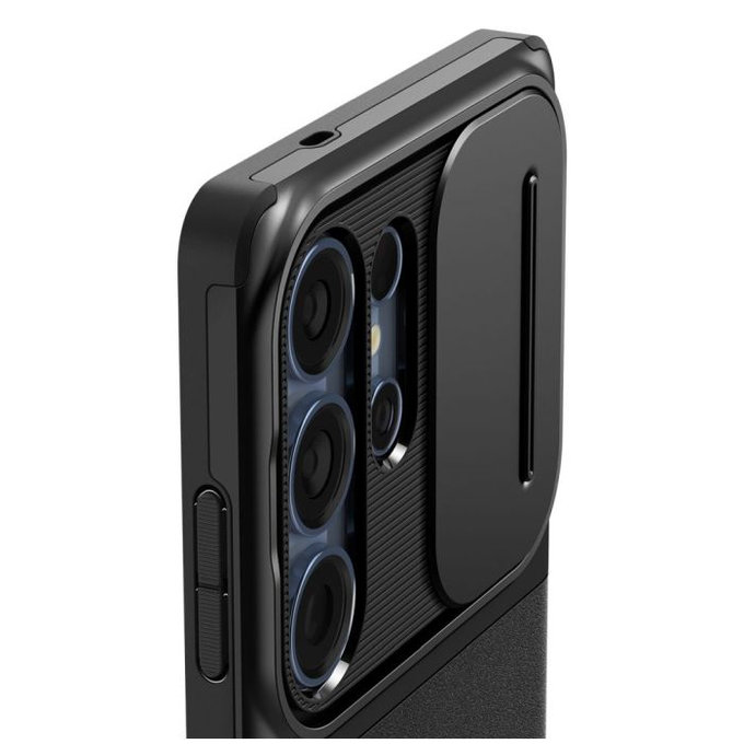 Spigen - Pouzdro Optik Armor pro Samsung Galaxy S25 Ultra, černá