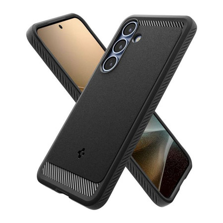 Spigen - Pouzdro Rugged Armor s MagSafe pro Samsung Galaxy S25, Matte Black