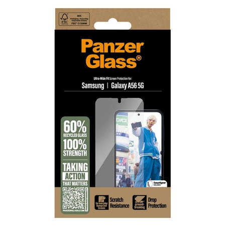 PanzerGlass - Tvrzené Sklo UWF pre Samsung Galaxy A56 5G, transparentná