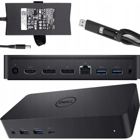 Dell D6000 - Dokovací stanice (USB-C) + Adaptér 130W Zánovní