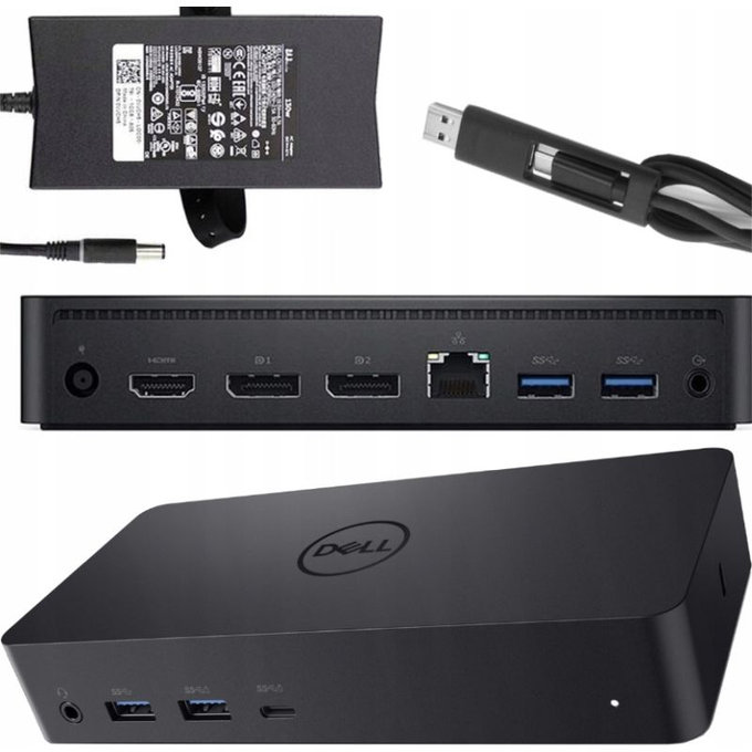 Dell D6000 - Dokovací stanice (USB-C) + Adaptér 130W Zánovní